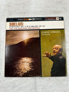 Sibelius Symphony No. 2 In D Major Op. 43 LP Stereo Columbia Masterworks MS 6024